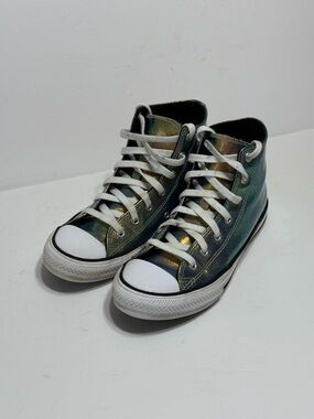 Converse Chuck Taylor Iridescent High-Top Sneakers Sz 5.5